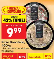 Biedronka Pizza Donatello, 400 g: z kurczakiem, capriciosa oferta
