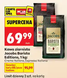Biedronka Kawa ziarnista Jacobs Barista Editions oferta