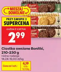 Biedronka Ciastka owsiane Bonitki oferta