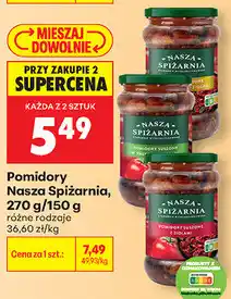 Biedronka Pomidory Nasza Spiżarnia oferta