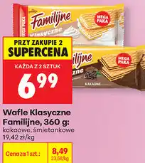 Biedronka Wafle Klasyczne Familijne oferta