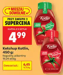 Biedronka Ketchup Kotlin oferta