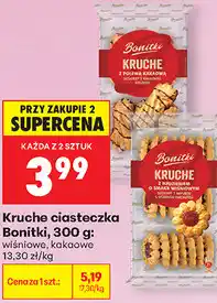Biedronka Kruche ciasteczka Bonitki oferta
