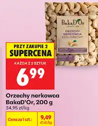 Biedronka Orzechy nerkowca BakaD'Or oferta
