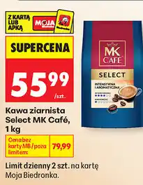 Biedronka Kawa ziarnista Select MK Café oferta