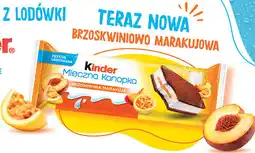 Biedronka Kinder Mleczna Kanapka BRZOSKWINIA MARAKUJA oferta