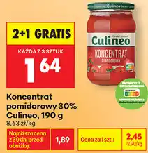 Biedronka Koncentrat pomidorowy 30% Culineo oferta