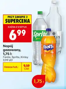 Biedronka Napój gazowany Fanta, Sprite, Kinley oferta