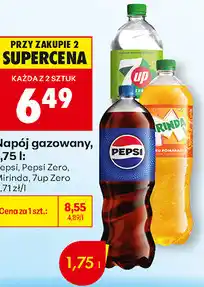 Biedronka Napój gazowany Pepsi, Pepsi Zero, Mirinda, 7up Zero oferta