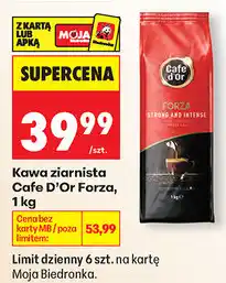 Biedronka Kawa ziarnista Cafe d'Or Forza oferta