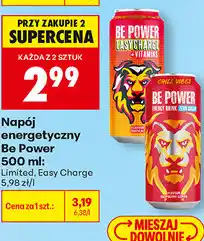 Biedronka Napój energetyczny Be Power oferta