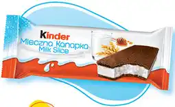 Biedronka Kinder Mleczna Kanapka Milk Slice oferta
