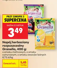 Biedronka Napój herbaciany rozpuszczalny Granella oferta
