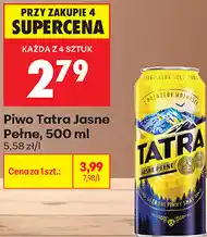 Biedronka Piwo Tatra Jasne Pełne oferta
