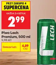 Biedronka Piwo Lech Premium oferta