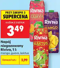 Biedronka Napój niegazowany Riviva, 1 l: mango, guava, kaktus oferta
