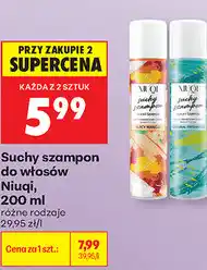 Biedronka Suchy szampon do włosów Niuqi oferta