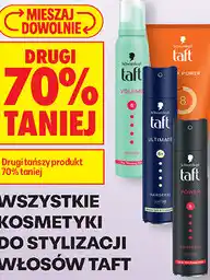 Biedronka WSZYSTKIE KOSMETYKI DO STYLIZACJI WŁOSÓW TAFT oferta