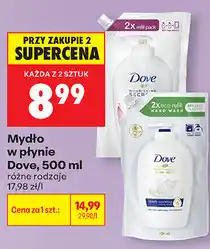Biedronka Mydło w płynie Dove oferta