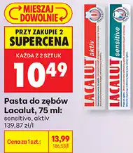 Biedronka Pasta do zębów Lacalut, 75 ml oferta
