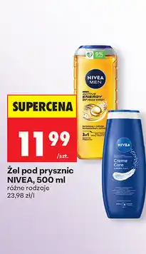 Biedronka Żel pod prysznic NIVEA oferta