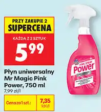 Biedronka Płyn uniwersalny Mr Magic Pink Power oferta
