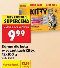 Biedronka Karma dla kota w saszetkach Kitty oferta