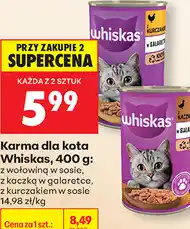 Biedronka Karma dla kota Whiskas oferta