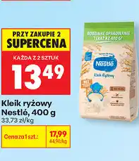 Biedronka Kleik ryżowy Nestlé oferta