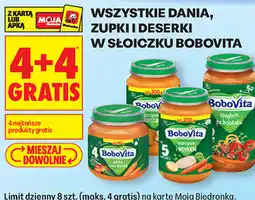Biedronka WSZYSTKIE DANIA, ZUPKI I DESERKI W SŁOICZKU BOBOVITA oferta