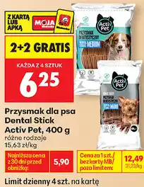 Biedronka Przysmak dla psa Dental Stick Activ Pet oferta