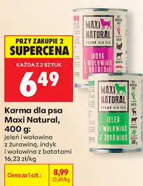 Biedronka Karma dla psa Maxi Natural oferta