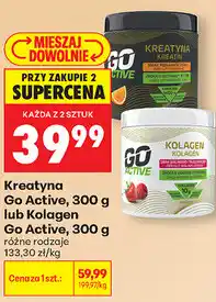 Biedronka Kreatyna Go Active, 300 g lub Kolagen Go Active oferta
