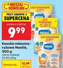 Biedronka Kaszka mleczno-ryżowa Nestlé oferta