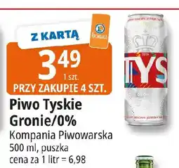 E.Leclerc Tyskie Piwo Gronie/0% oferta