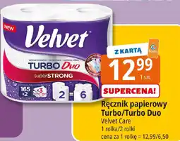 E.Leclerc Velvet Ręcznik papierowy Turbo/Turbo Duo oferta