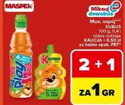 Carrefour Market Kubuś Mus, napój oferta