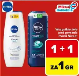 Carrefour Market Nivea Żele pod prysznic oferta