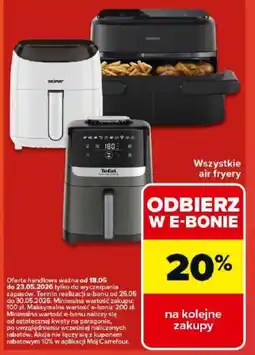 Carrefour Market Zelmer, Philips, Tefal Air fryery oferta