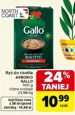 Carrefour Market Gallo Ryż do risotta Arborio oferta