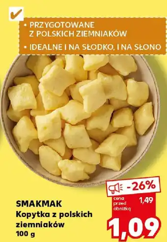 Kaufland Smakmak Kopytka z polskich ziemniaków oferta