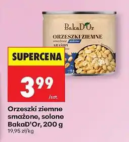 Biedronka Orzeszki ziemne smażone, solone BakaD'Or, 200 g oferta