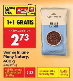 Biedronka Siemię lniane Plony Natury 400 g oferta