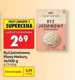 Biedronka Ryż jaśminowy Plony Natury 4x100 g oferta