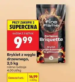 Biedronka Brykiet z węgla drzewnego, 2,5 kg oferta