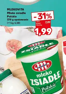 Kaufland Mlekovita Mleko zsiadłe Polskie oferta