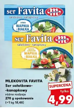 Kaufland Mlekovita Favita Ser sałatkowo-kanapkowy oferta