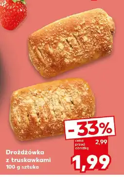 Kaufland Drożdżówka z truskawkami oferta