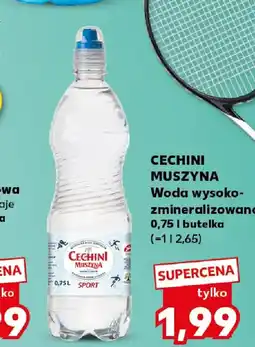 Kaufland Cechini Muszyna Woda wysokozmineralizowana oferta