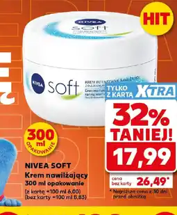 Kaufland Nivea Soft Krem nawilżający oferta